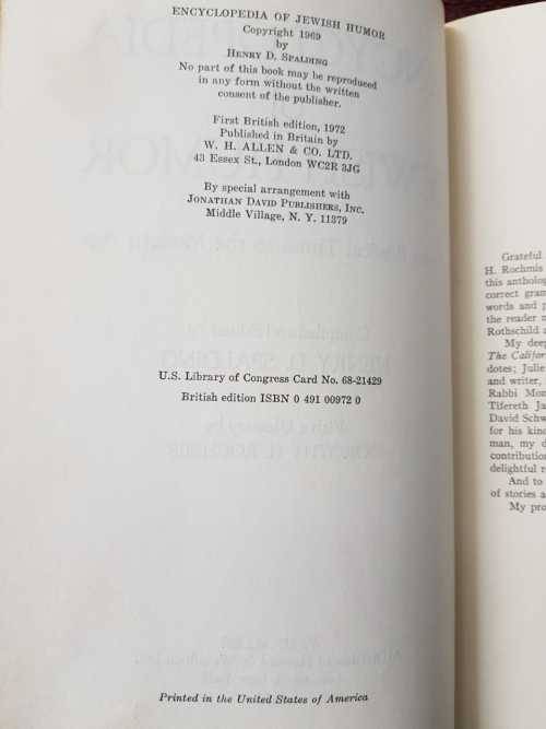Encyclopaedia of Jewish Humor
