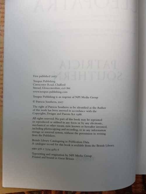 Anthony and Cleopatra First Edition by Patricia Southern