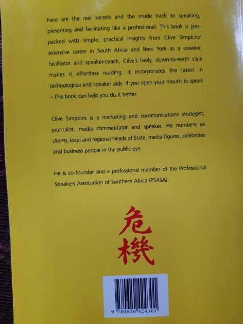 SIGNED Copy, Presenting, Speaking and Facilitating Secrets by Clive Simpkins