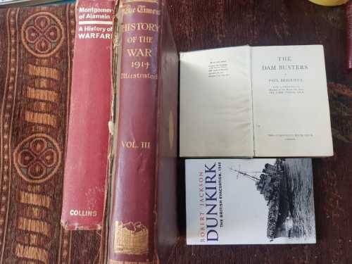The History of Warfare, The Times History of War 1914, The Dam Busters AND Dunkirk,