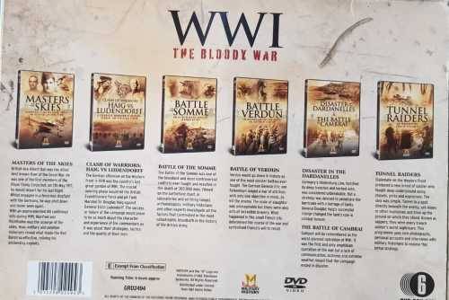 World War  The Bloody War,  90th anniversary edition, DVD box set 6 discs
