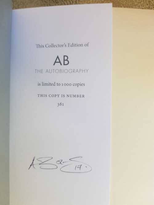 CRICKET Signed Cricket AB de Villiers Cricket