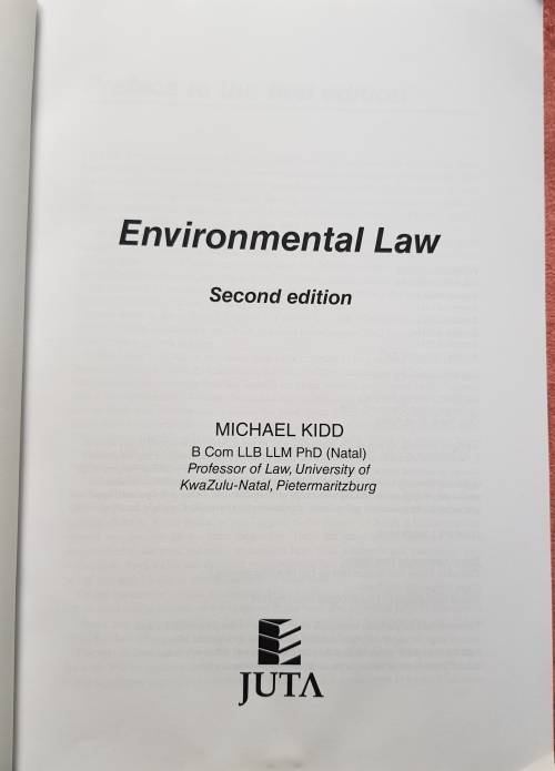 Environmental law (Paperback, 2nd ed)