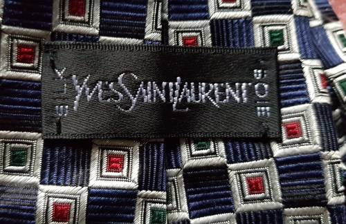 SILK TIE YSL