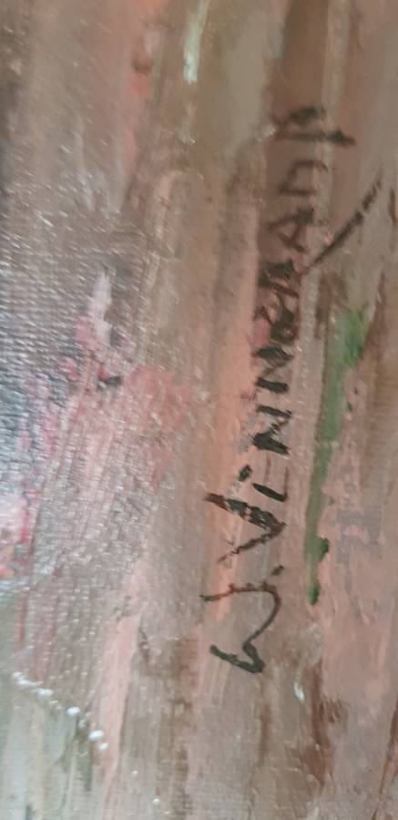 W VENNEKAMP GERMAN ARTIST SIGNED ORIGINAL OIL PAINTING MASTED SHIPS