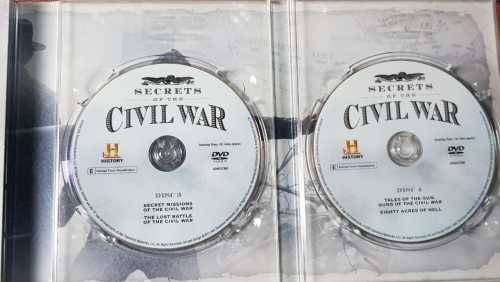 Secrets of the Civil War DVD, box set of 4 DVDs