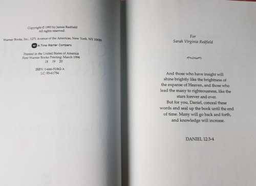 Celestine Prophecy and St Therese of Lisieux - (RARE ! 1947, First Edition)