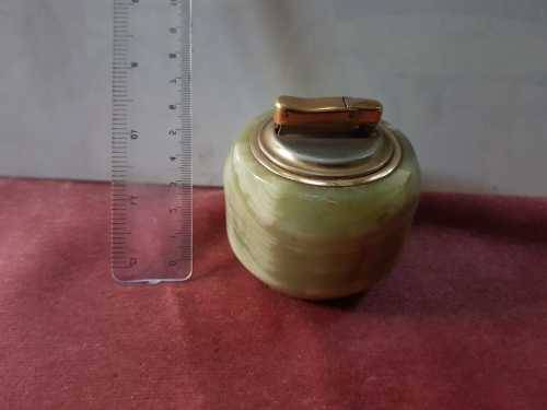 Colibri Onyx gold plated vintage table lighter - cigar and cigarette lighter Collectible  / smoking