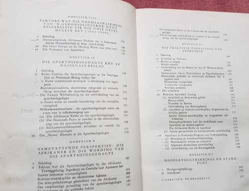 Rare Die Apartheidsgedagte by N. J. Rhoodie and H. J. Venter