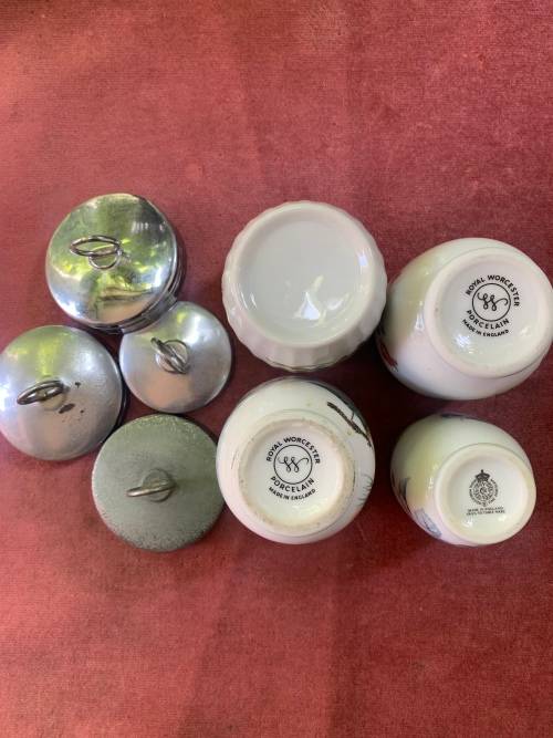 Royal Worcester Egg coddlers