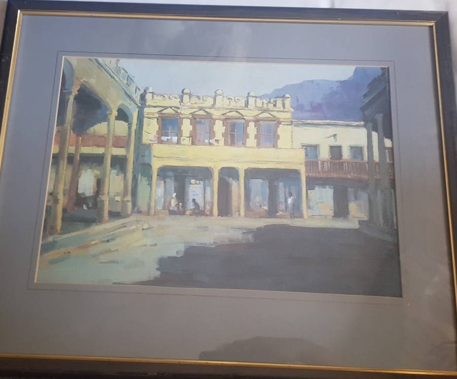 Gian Piero Garizio DISTRICT SIX watercolour