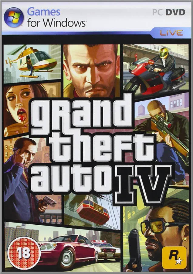 Grand Theft Auto IV PC CD