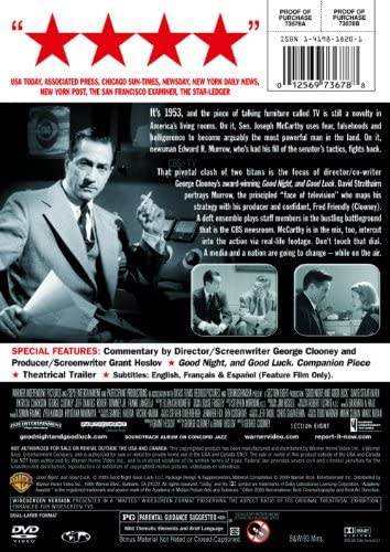 Good Night Good Luck Movie DVD