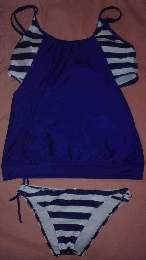Striped Tankini size Medium