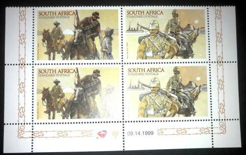 South Africa 1999 Anglo Boer War Block of 4