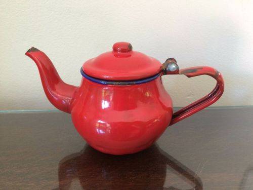 Small Red Teapot