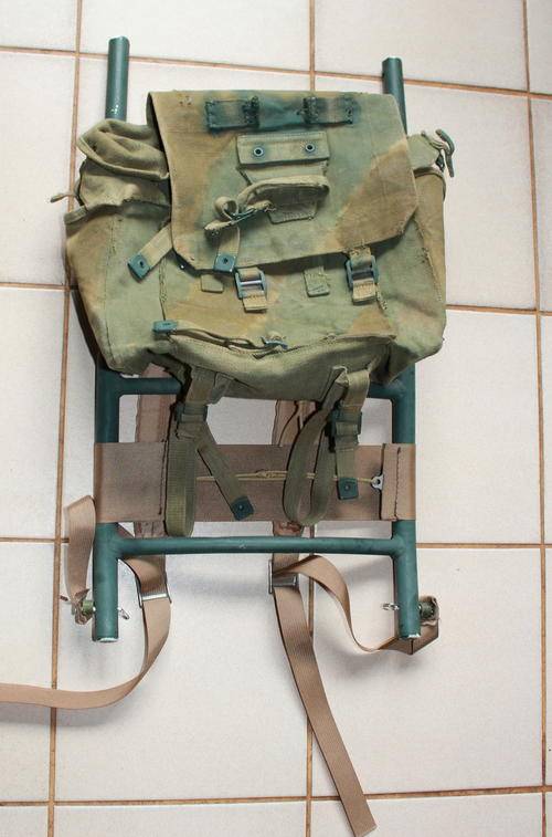 Back-pack. Kit belonged to the late Sgt Bruce Bartlett, Rhodesian SAS and Selous Scouts.