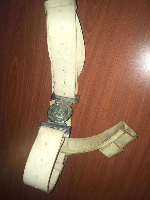 Rhodesian Army ceremonial stable belt