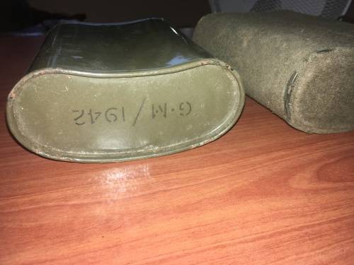 Rhodesian Army and 2nd WW water bottles