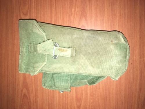 Rhodesian Army webbing pouches. Some British made. Some Fereday & Sons made