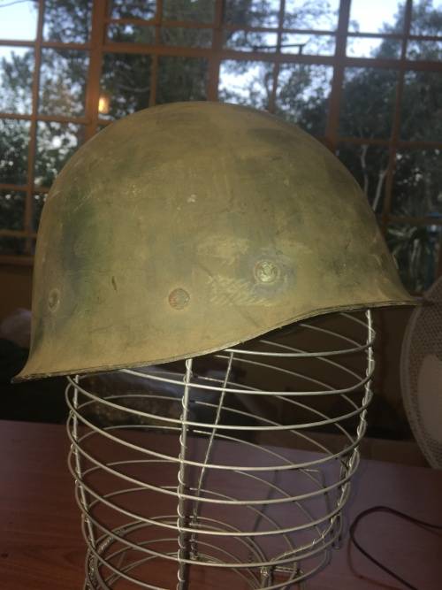 Military helmets, unknown origin