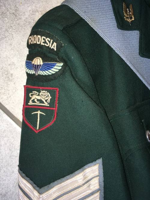 Rhodesian SAS Tunic, pants, belt and sash