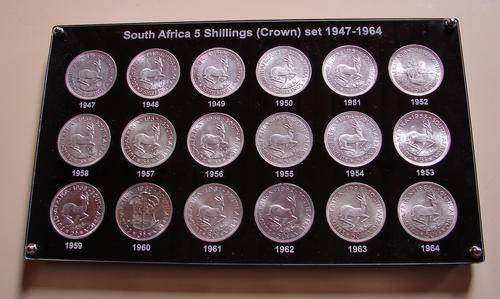 1947 - 1964 Crown, 5 Shillings, UPDATED SCANS!!!!!, designed holder, 1959, 1954, 1962 in, Look!!!!