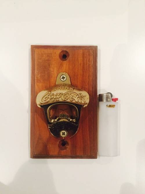 Brass Coca-Cola bottle opener (replica)