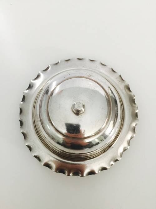 Vintage Silver Plated Butter Dish