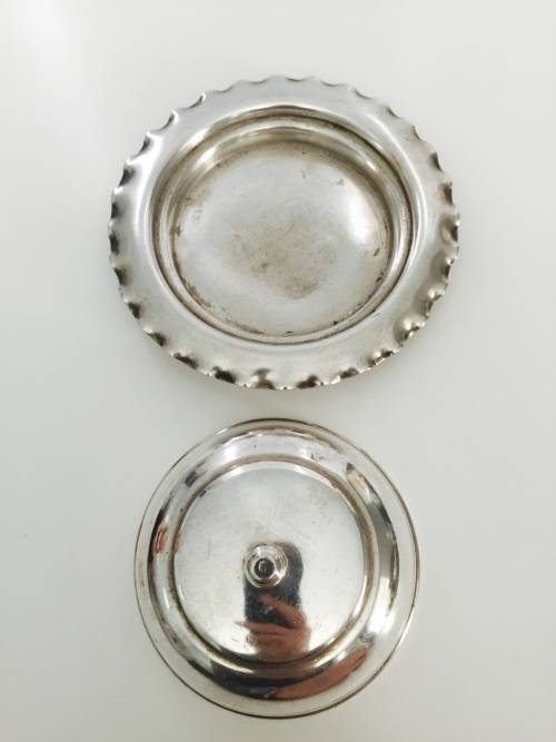 Vintage Silver Plated Butter Dish