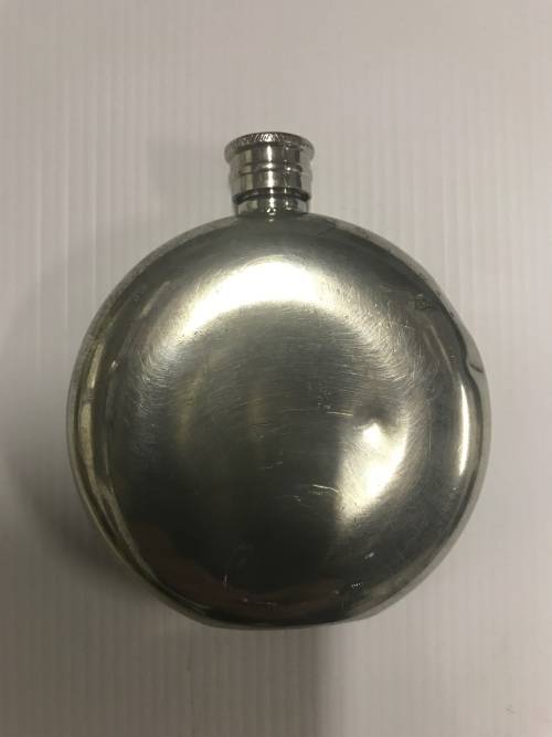 Vintage Pewter Flask - Sheffield England