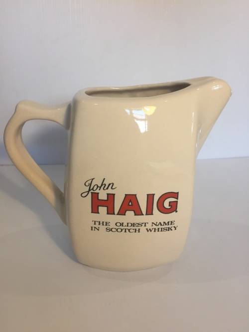 Vintage John Haig Whisky Water Jug