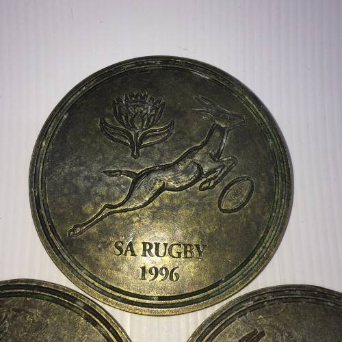 Collection of Springbok Rugby Coasters