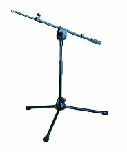 Microphone Floor Stand with Boom Arm, Small Version (45-85cm High)
