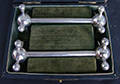 VINTAGE BOXED MATCHED PAIR KNIFE RESTS - LENGTH 10.5CM