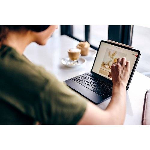 Brydge 12.9 Pro+ Wireless Keyboard with Trackpad for iPad Pro 12.9-inch (2020 & 2018) | SPACE GRAY