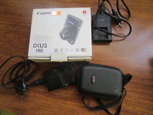 Canon Ixus 190 Camera +2CHARGERS+CarryCase