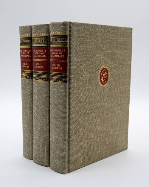 The Complete Works 3 Volumes (The Comedies, the Histories and the Tragedies)