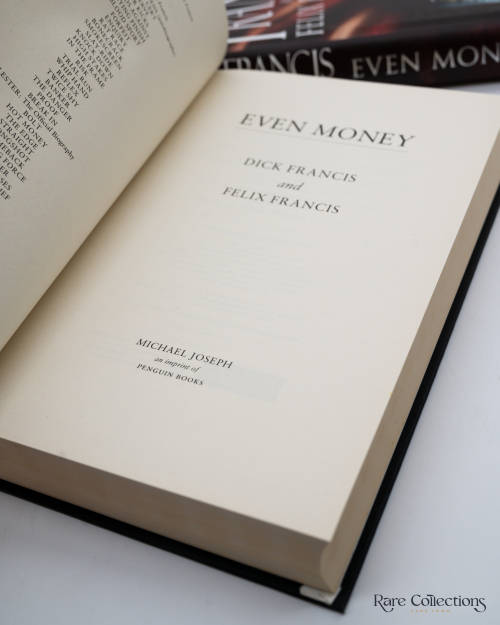 Even Money by Dick Francis (Signed Copy)