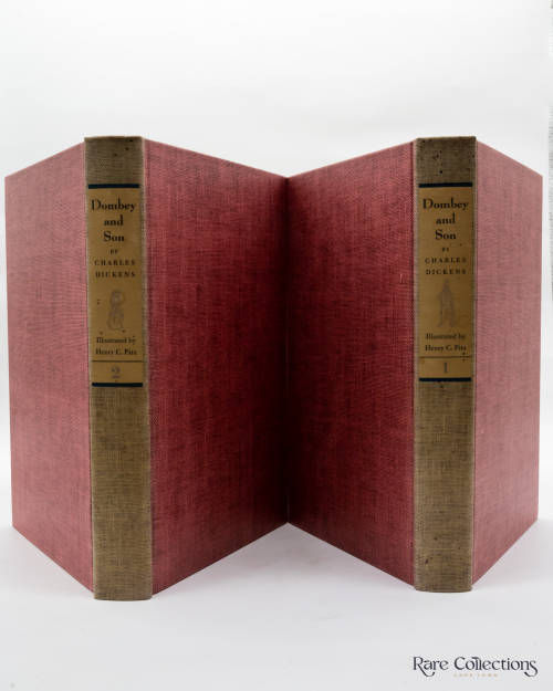 Dombey and Son by Charles Dickens - 2 Vol (Signed Limited Edition - Illustrator Henry C Pitz)