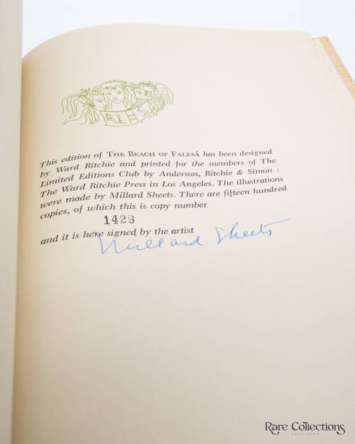 The Beach of Falesa by Robert Louis Stevenson (Signed Limited - Illustrator Millard Sheets)