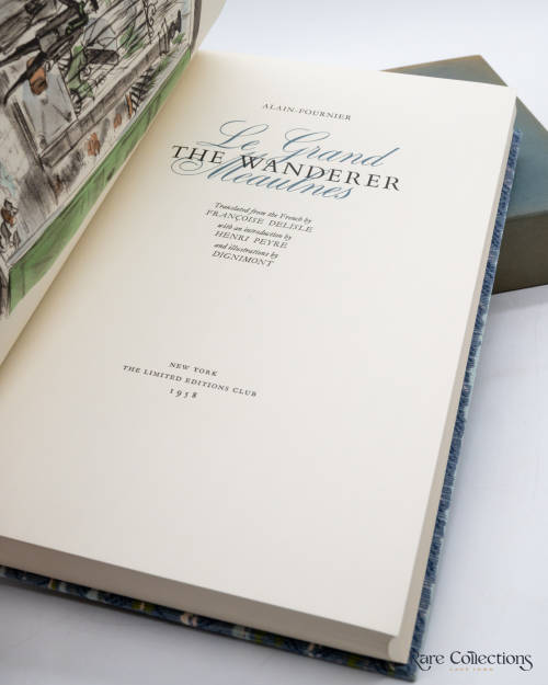 The Wanderer: Le Grand Meaulnes by Alain-Fournier - Signed by Illustrator Andre Dignimont