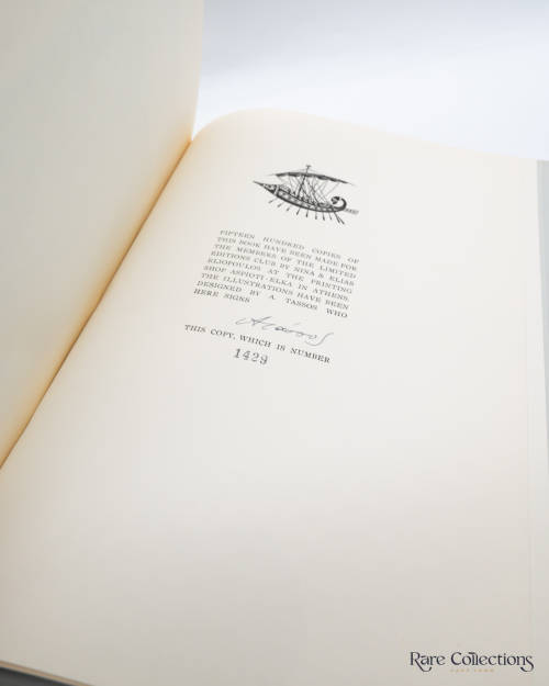 The Argonautica by Rhodius, Apollonius (Limited Ed - Signed by Illustrator A. Tassos)