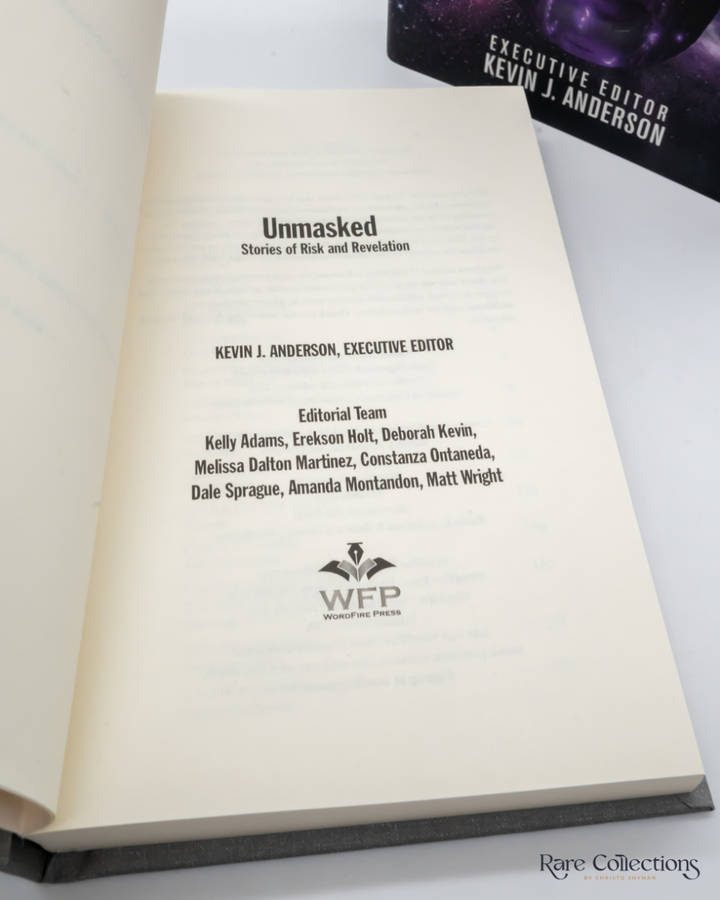 Unmasked: Tales of Risk and Revelation by Kevin J. Anderson (editor) - Signed Copy