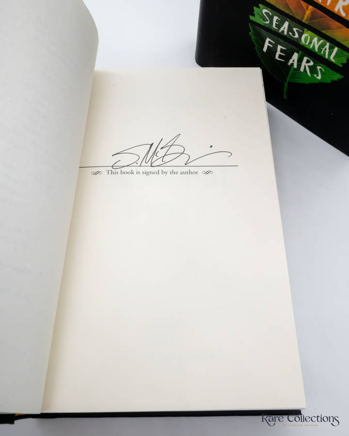 Seasonal Fears (Alchemical Journeys #2) by Seanan McGuire - signed