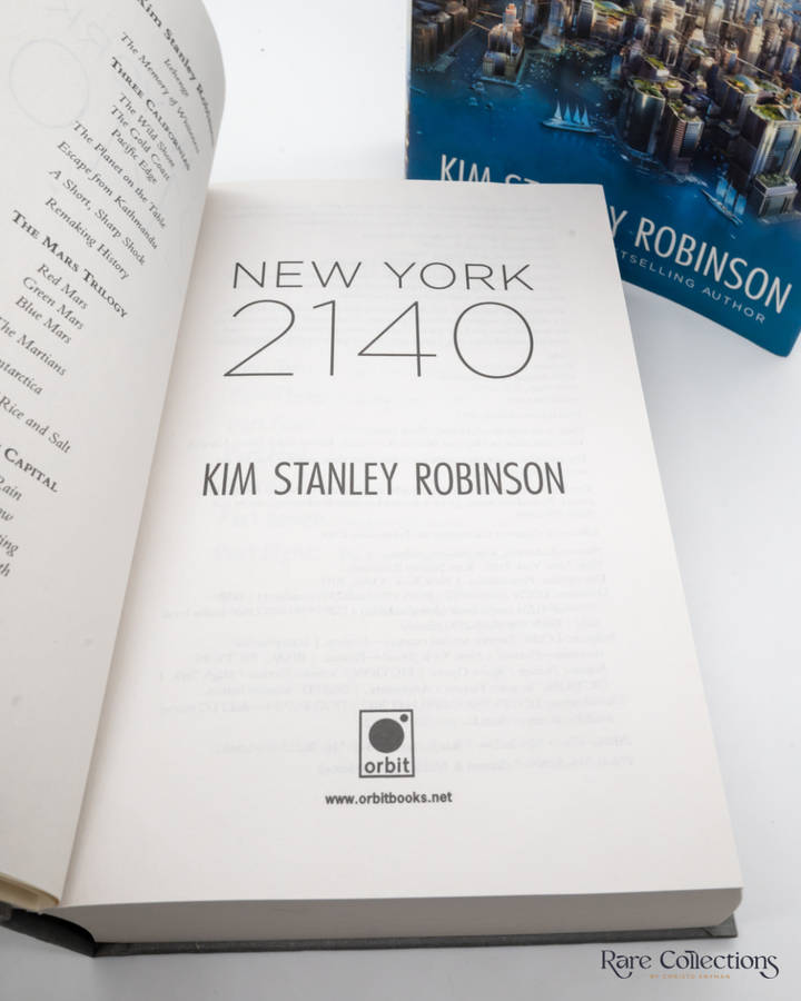 New York 2140 (Hugo Award Nominee 2018) by Kim Stanley Robinson - signed