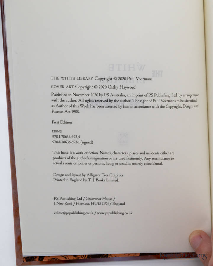 The White Library by Voermans, Paul - signed