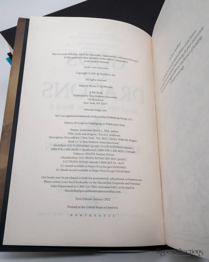 Spine of the Dragon, Vengewar & Gods and Dragons - Signed by Kevin J. Anderson