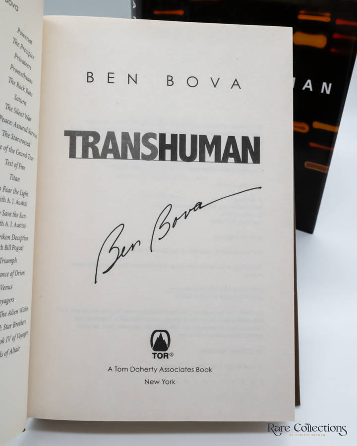 Transhuman - Signed Copy by Ben Bova