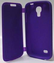 S4 Mini Flip Rubber Case (Purple)